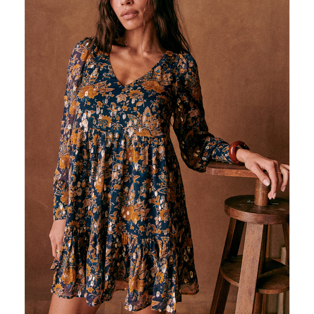 Floral Long Sleeve Dress